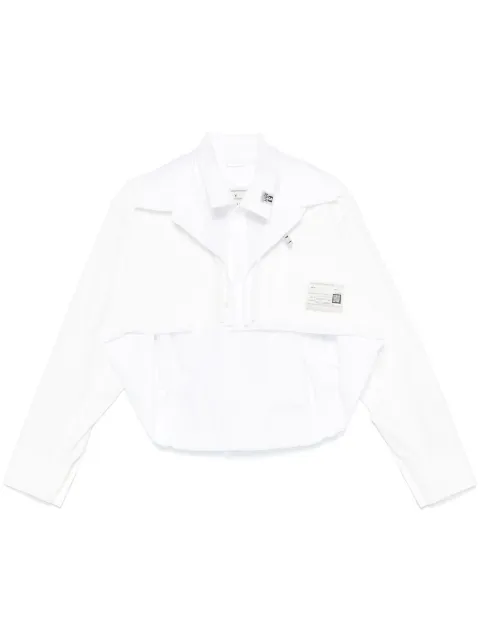 Maison MIHARA YASUHIRO cropped shirt