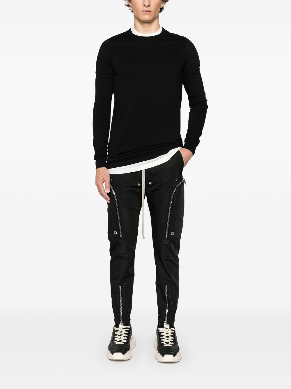 Rick Owens Bauhaus cargo broek - Zwart