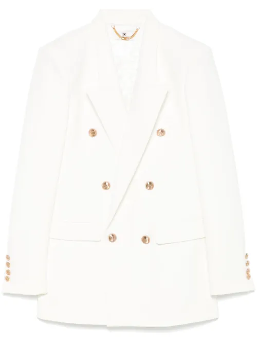 Blazer en crêpe - Elisabetta Franchi - Modalova