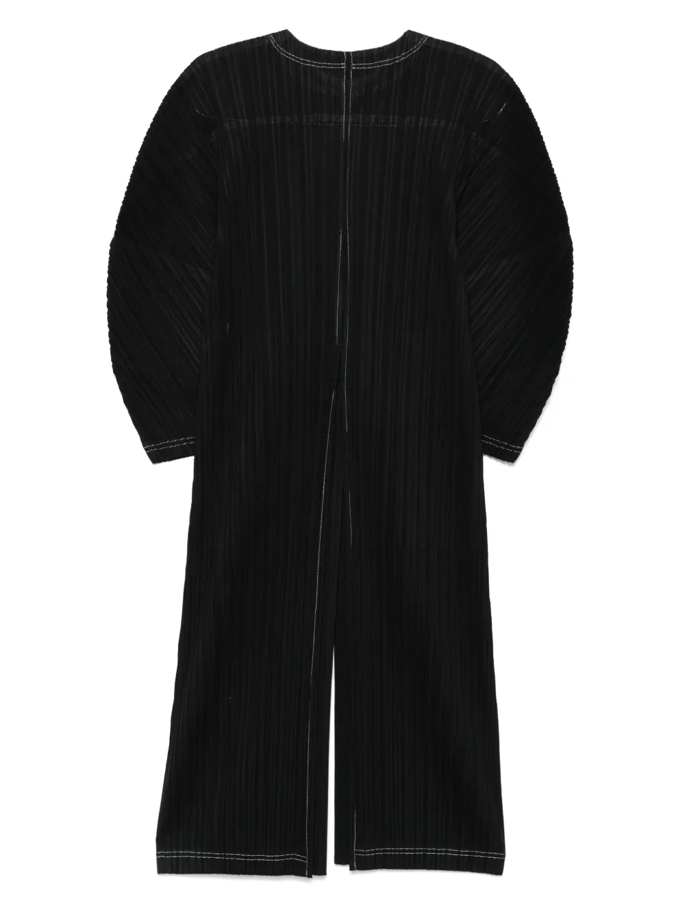 Pleats Please Issey Miyake Ramie jas - Zwart