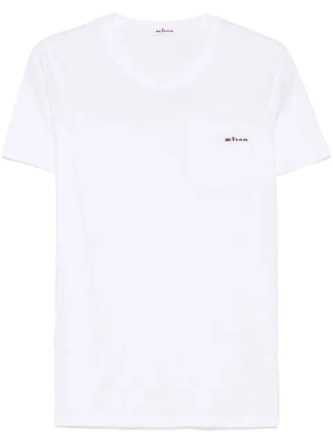 Kiton playera con logo bordado