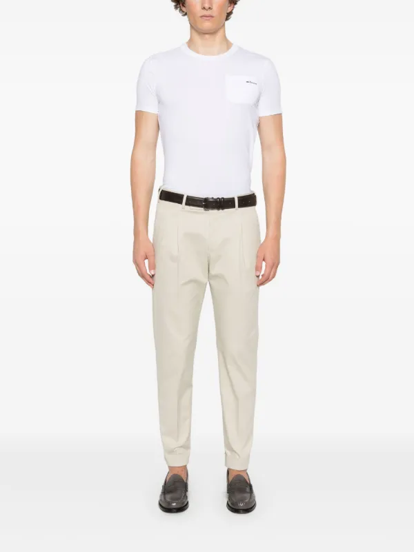 Kiton logo-embroidered T-shirt | White | FARFETCH