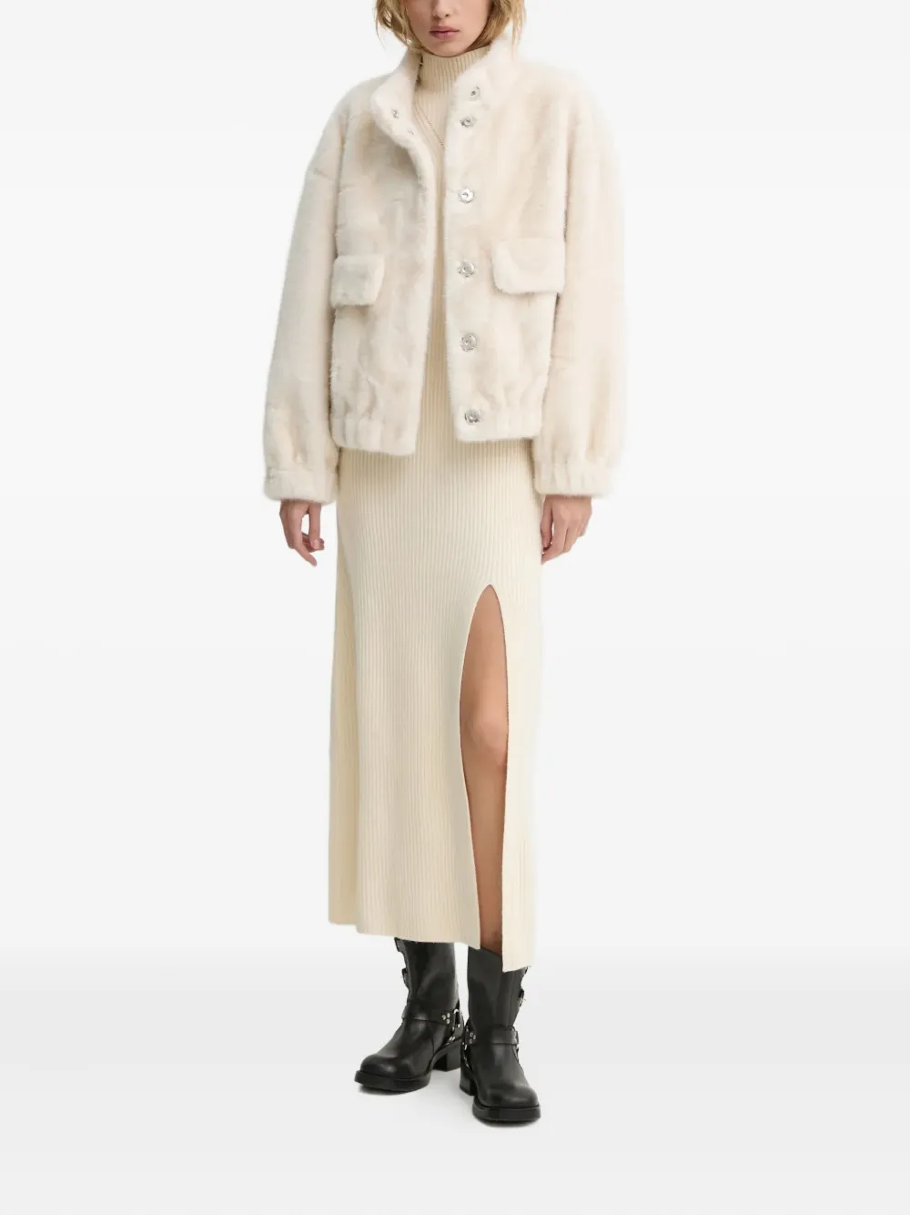 Ba&Sh Armia ribbed-knit maxi dress | Day Dresses | Image 2