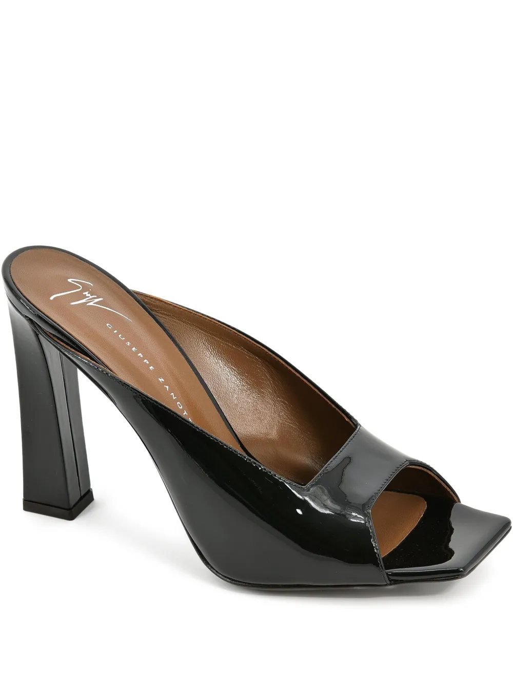 Giuseppe Zanotti 90 mm Mya muiltjes Zwart