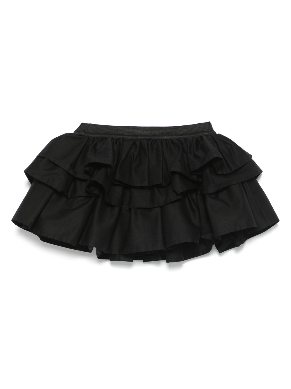 Douuod Kids ruffled skirt - Black