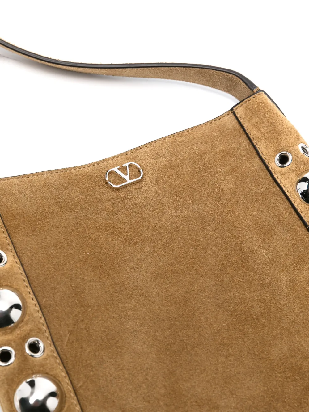 Valentino Garavani Nellcôte kleine crossbodytas Beige