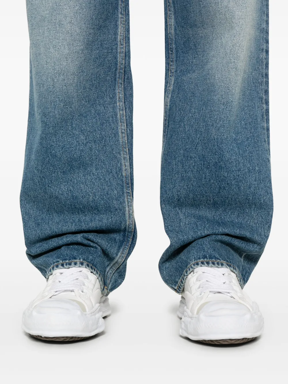 Golden Goose Jeans met effect Blauw
