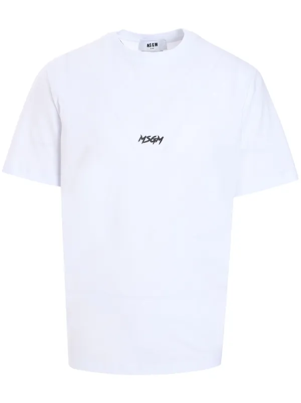 Tシャツ・カットソー MSGM Men T-shirt White 3840MM141257002 01 27807686_57596619_600.jpg