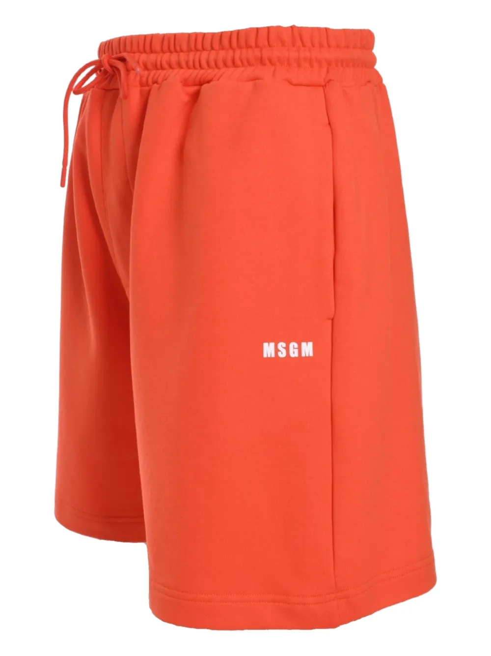 MSGM elasticated-waist track shorts | Red | Image 1