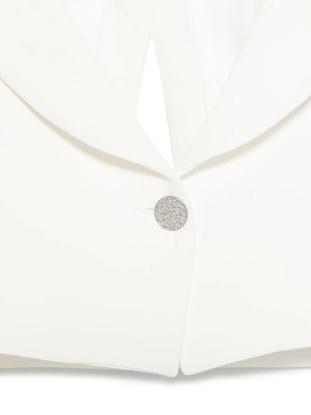 Monnalisa Blazer met uitgesneden detail Wit