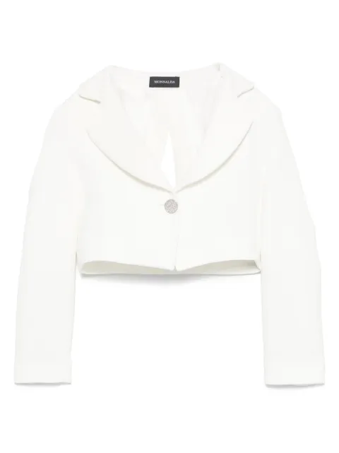 Monnalisa blazer con detalle de aberturas