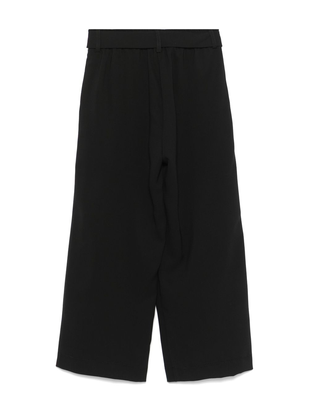 Monnalisa pleat-detail trousers - Black