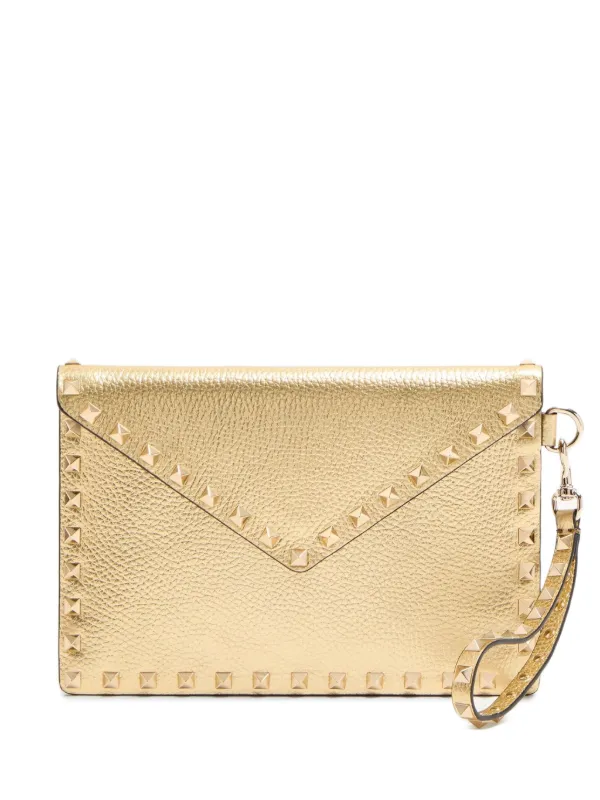 【関税&送料込】Valentino Garavani Clutch Valentino Garavani Red Rockstud Clutch ○ Labellov ○ Buy