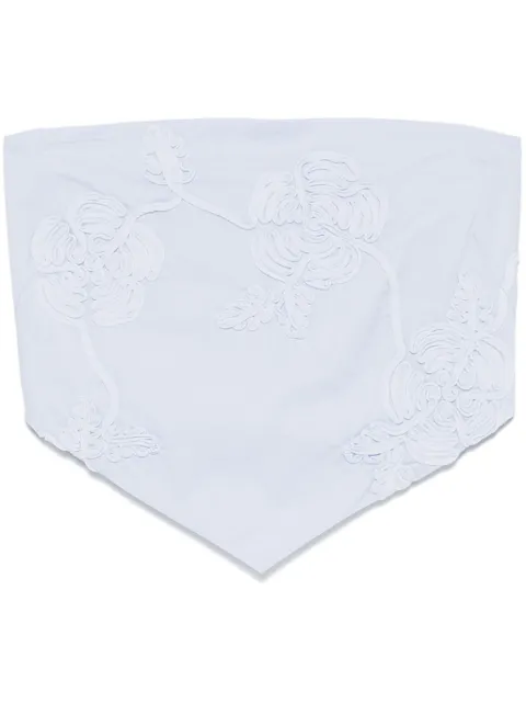 ROTATE BIRGER CHRISTENSEN top de mascada con aplique floral