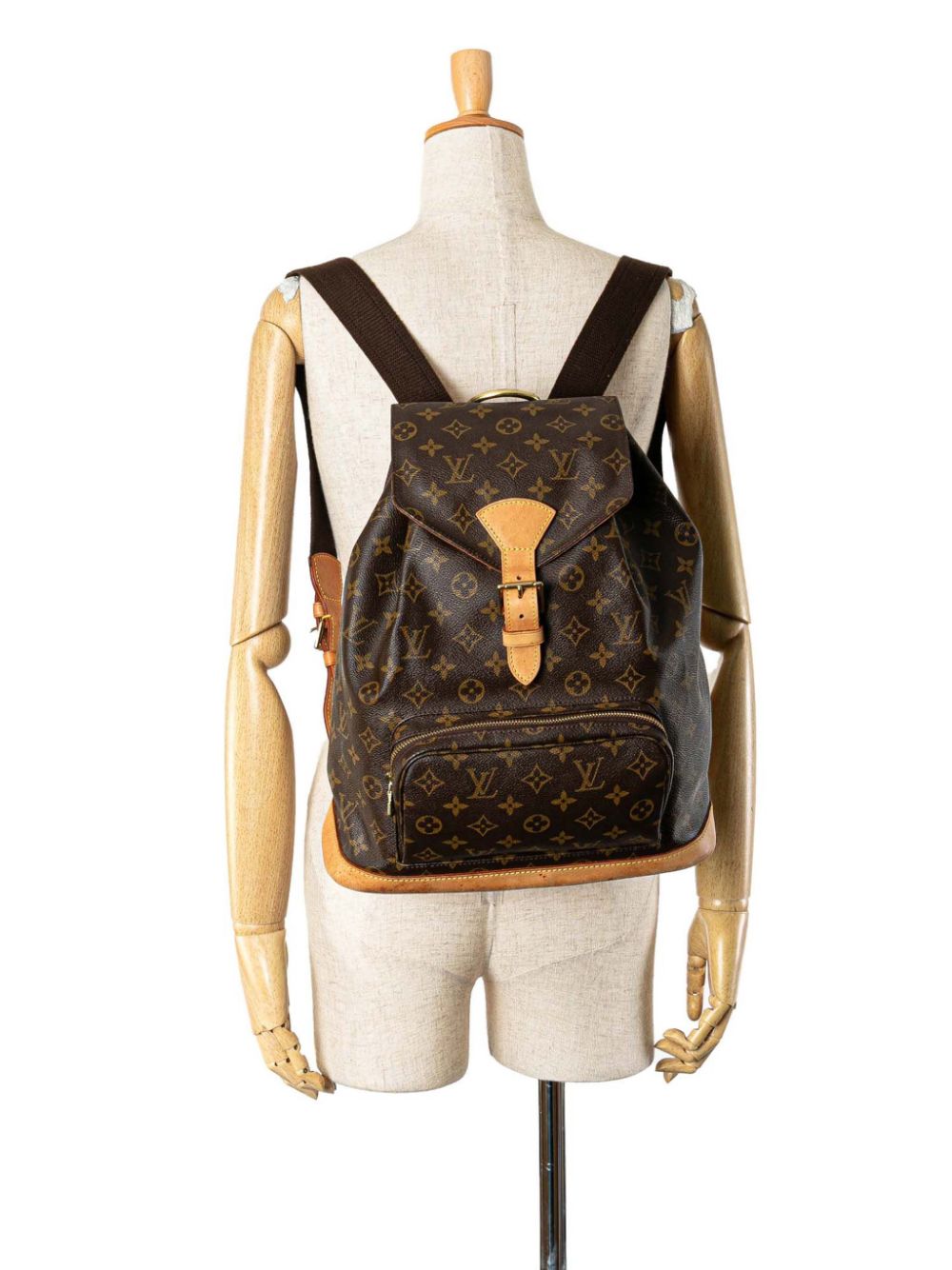 Louis Vuitton Pre-Owned 2001 Monogram Montsouris GM backpack - Bruin