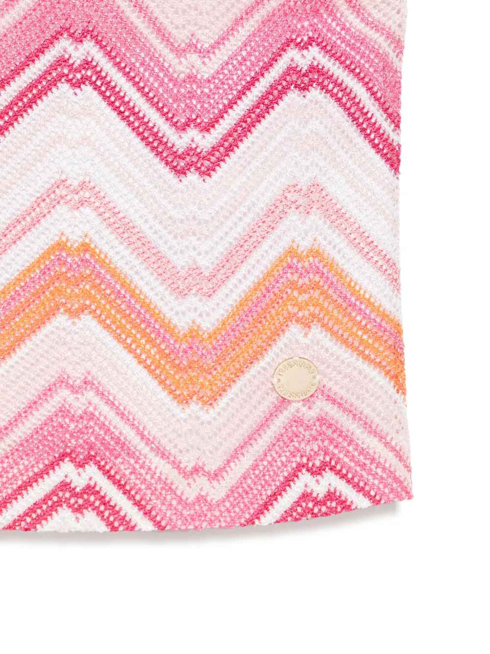 Missoni Kids Top met zigzagpatroon Wit