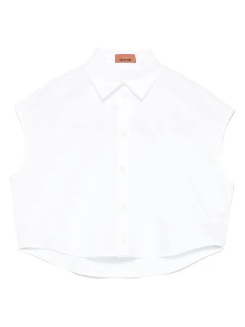 Missoni Kids Camisa com logo bordado