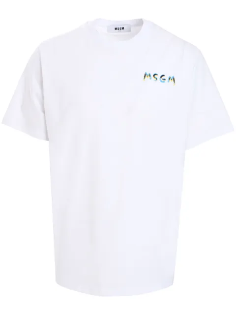 MSGM تيشيرت بطبعة شعار الماركة
