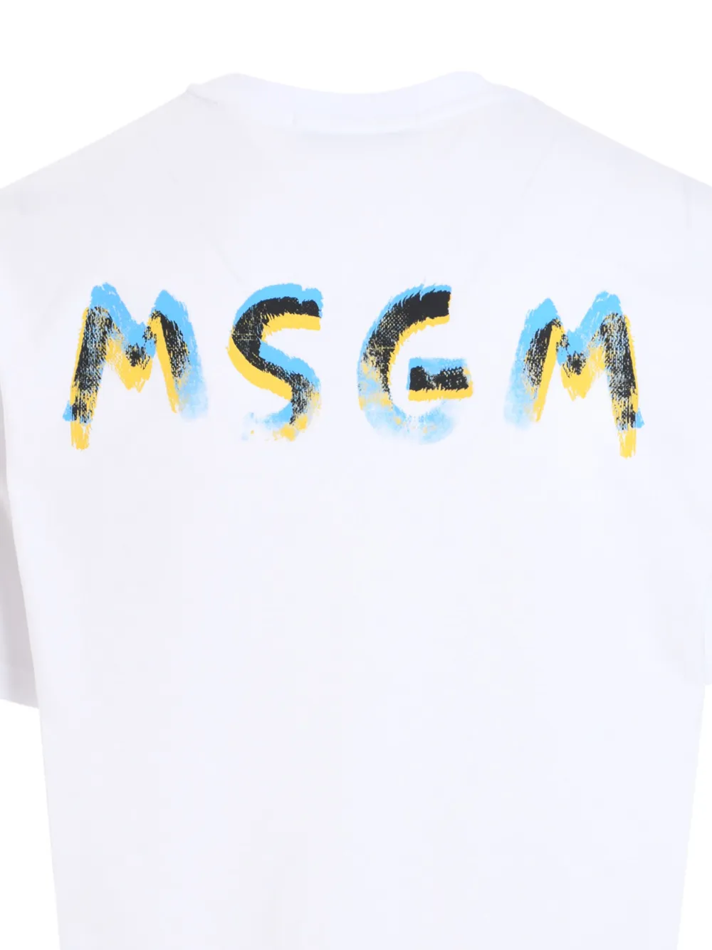 MSGM T-shirt met logoprint Wit