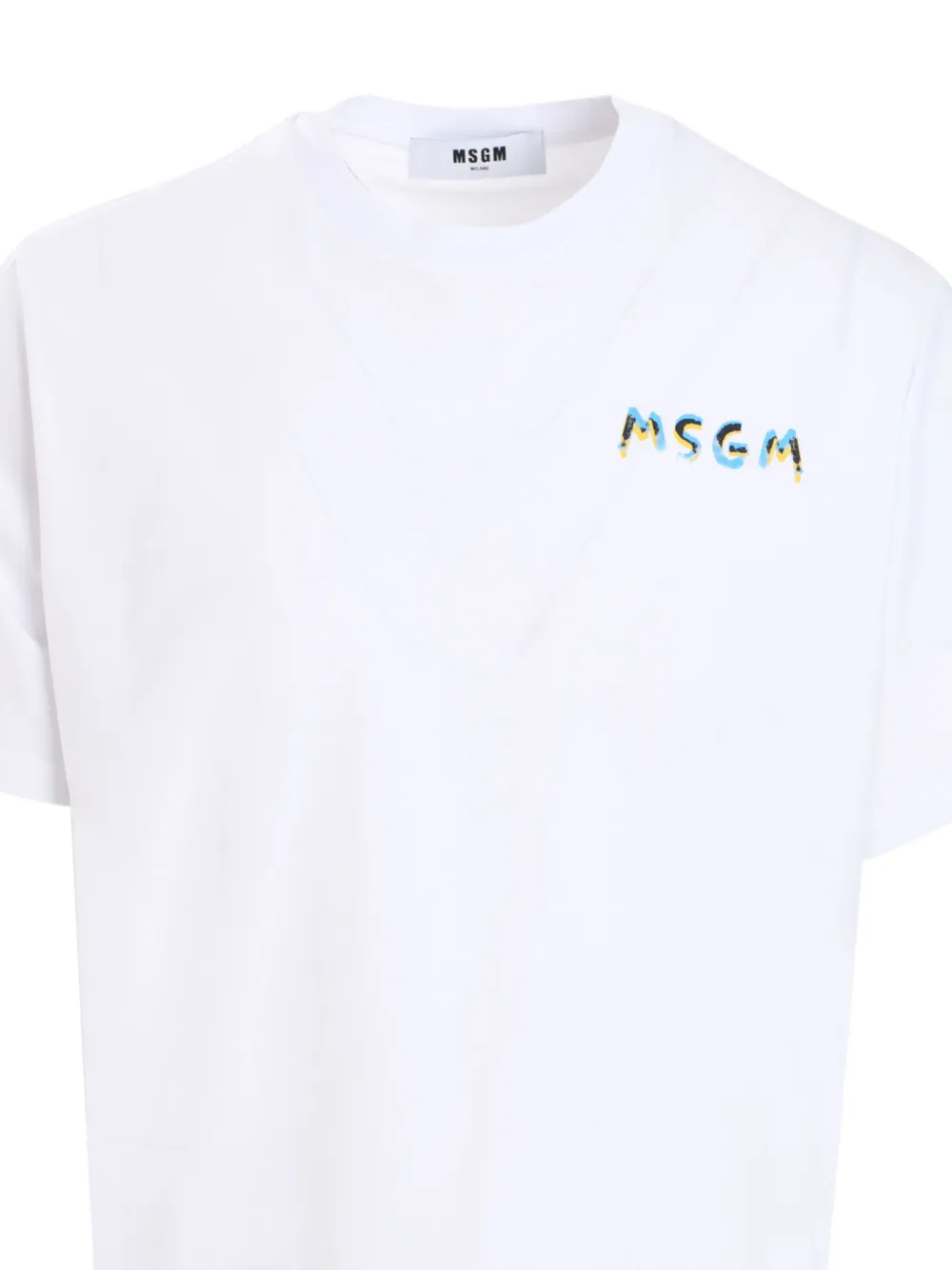 MSGM T-shirt met logoprint Wit