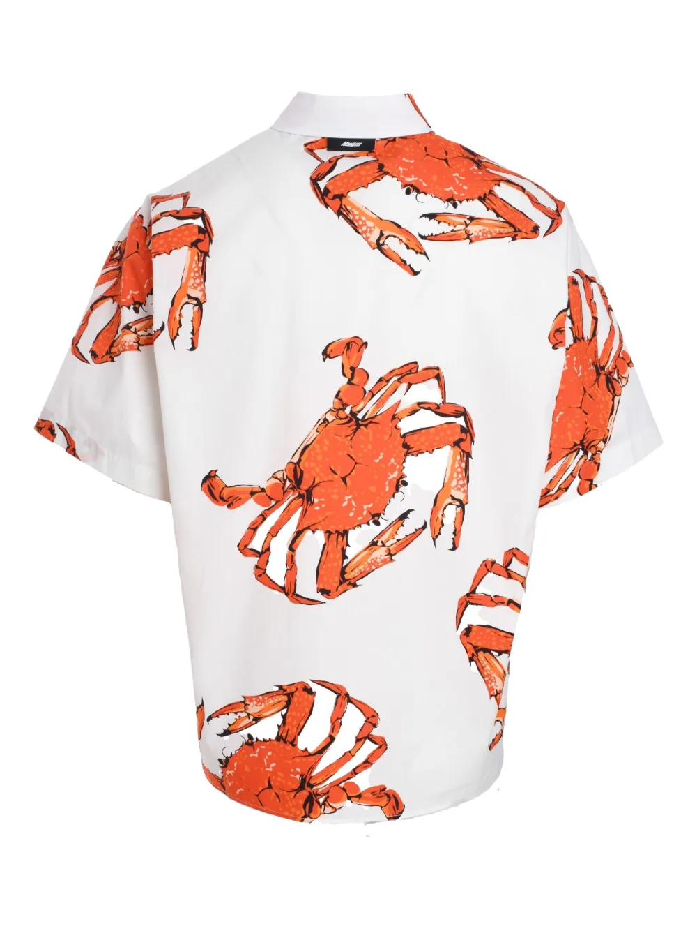 MSGM crab motif shirt - Wit