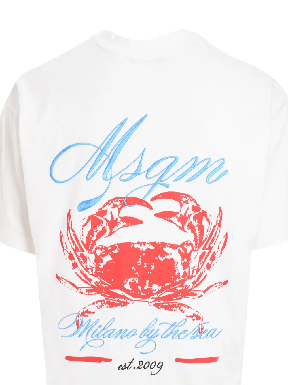MSGM T-shirt met logoprint Wit