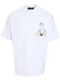 MSGM patch-detail T-shirt - White