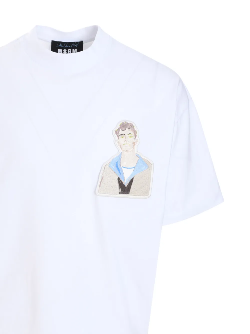 MSGM T-shirt met patchdetail Wit