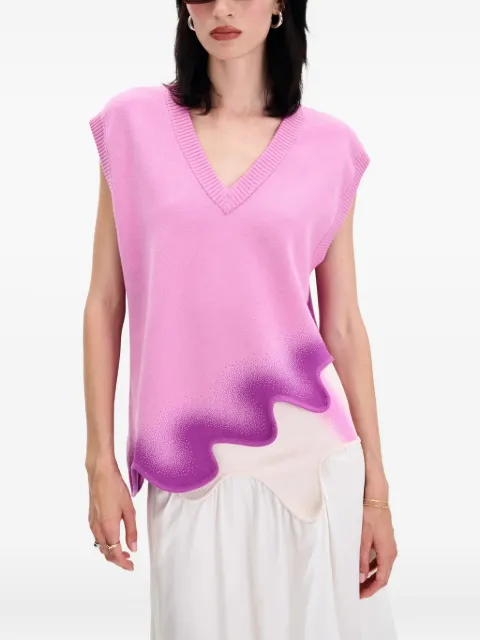 PH5 v-neck wavy-hem vest