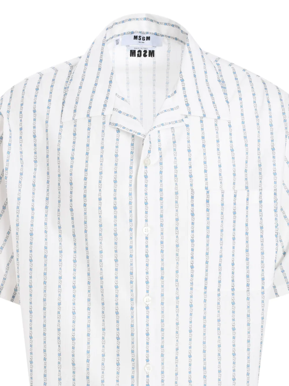 MSGM Katoenen overhemd Wit