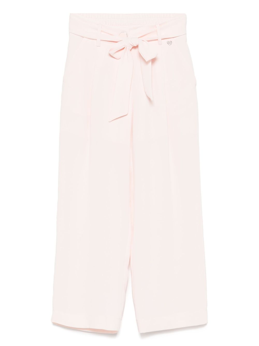 Monnalisa pleat-detail trousers - Pink