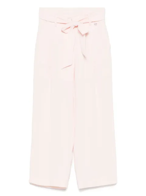 Monnalisa pleat-detail trousers