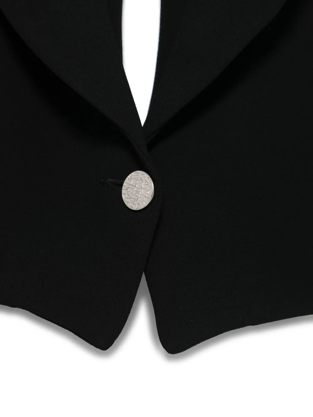 Monnalisa Blazer met uitgesneden detail Zwart