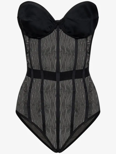 ROOM76 sweetheart neck bodysuit