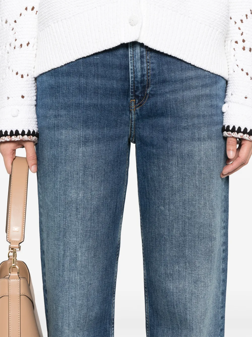 AG Jeans New Baggy broek Blauw