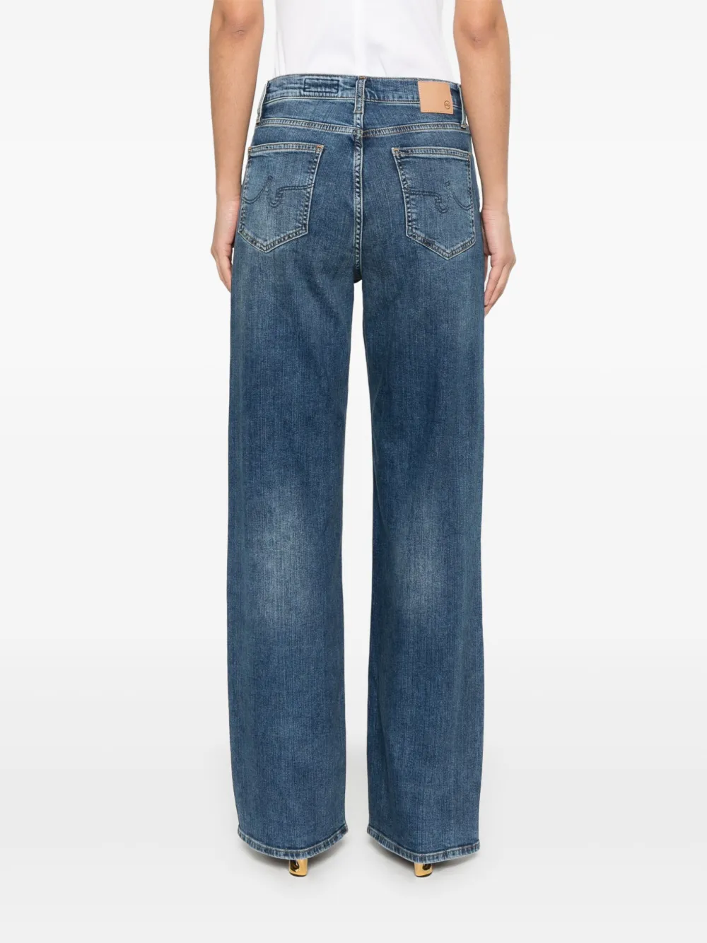 AG Jeans New Baggy broek Blauw