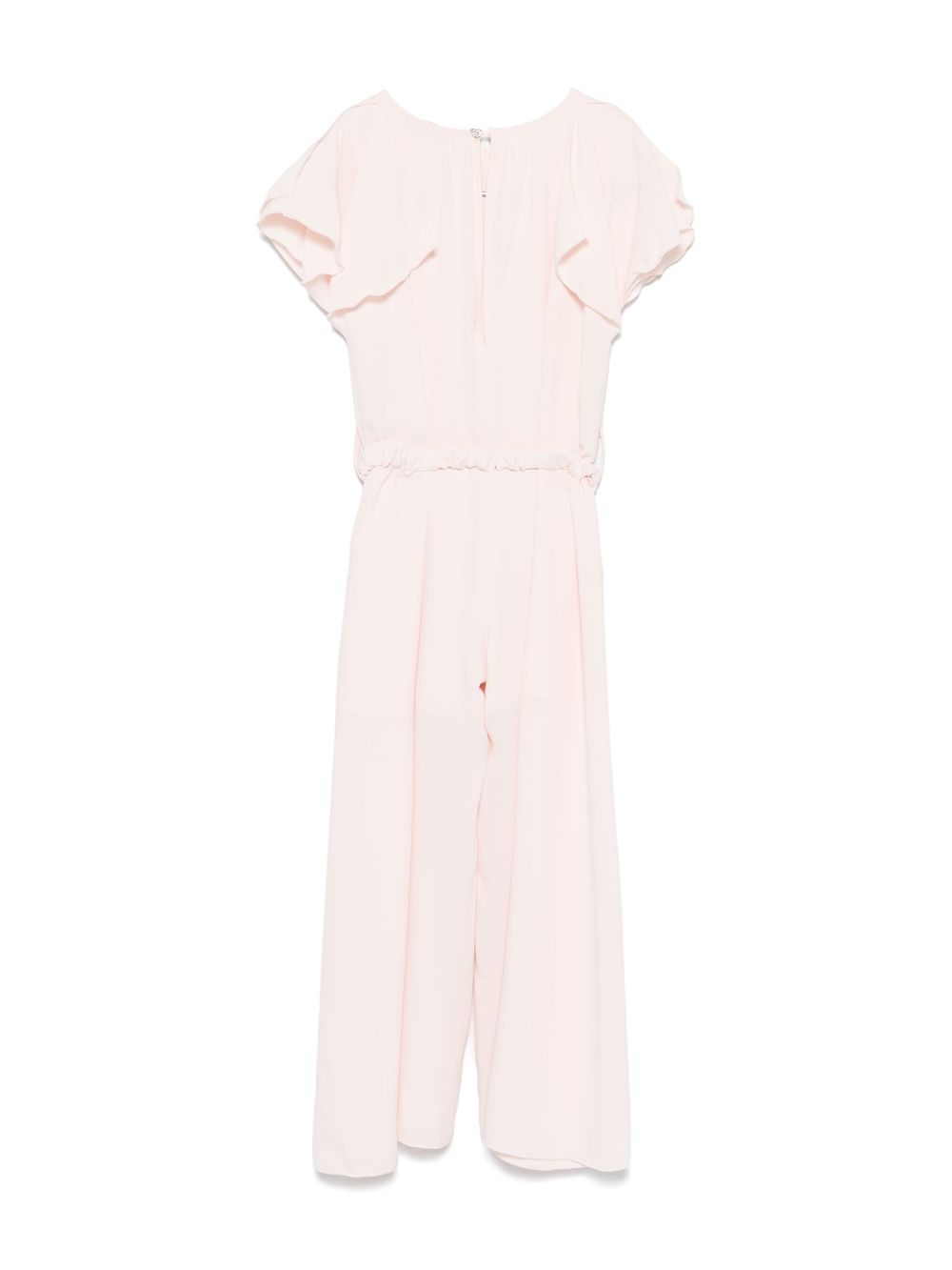 Monnalisa Jumpsuit met wijde pijpen - Roze