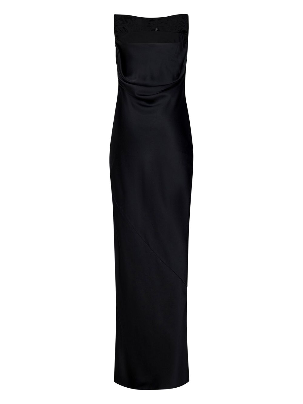 ROOM76 draped maxi dress - Zwart