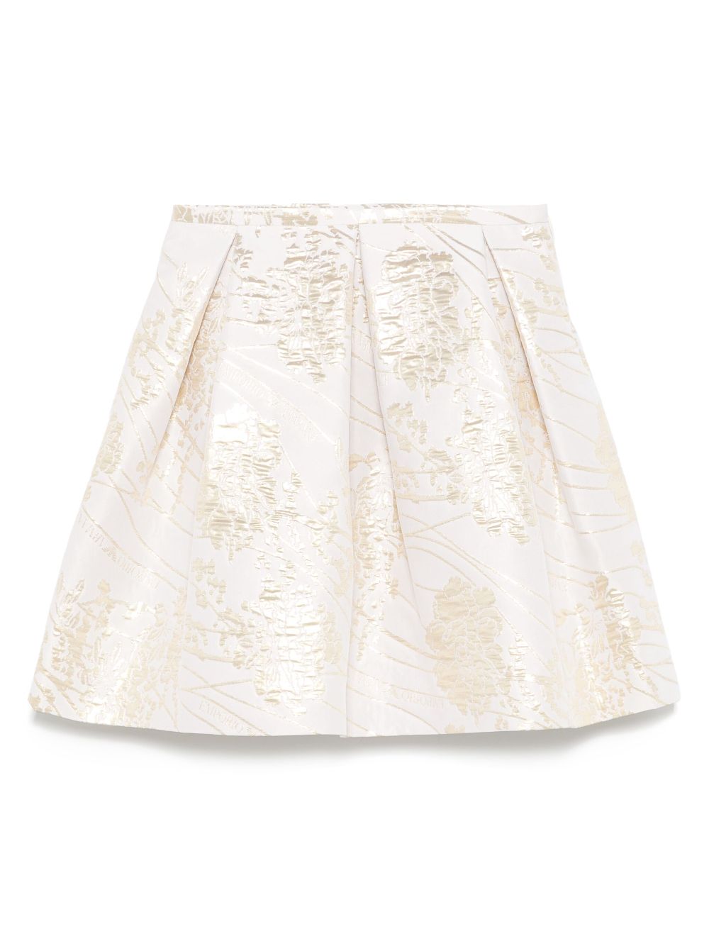 Emporio Armani Kids floral-motif skirt - Neutrals