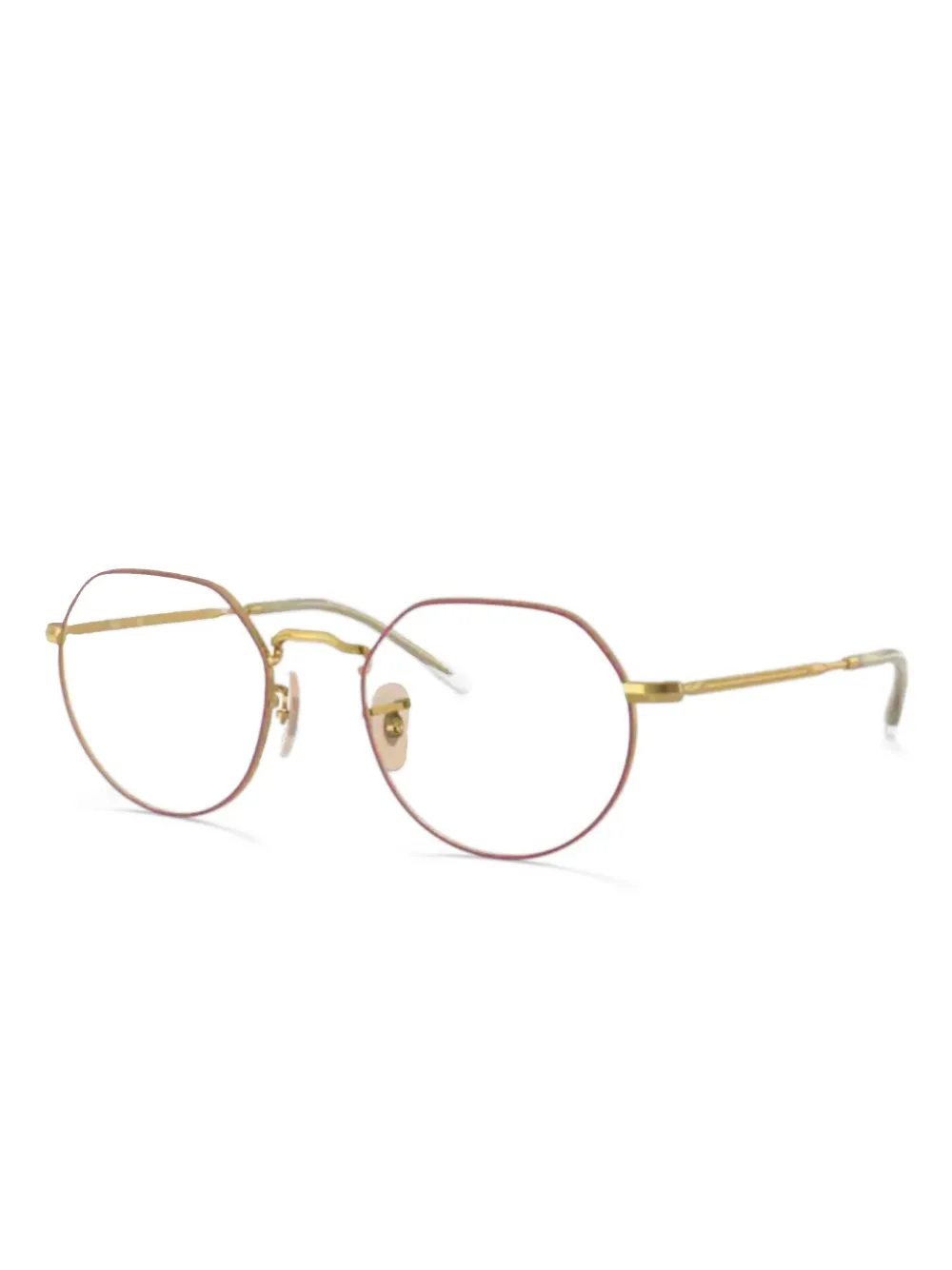 Ray-Ban round-frame glasses | Gold | Image 1
