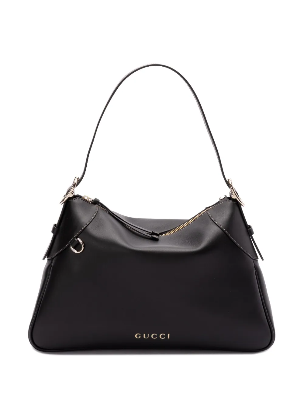 Gucci Grote schoudertas met GG-logo Zwart