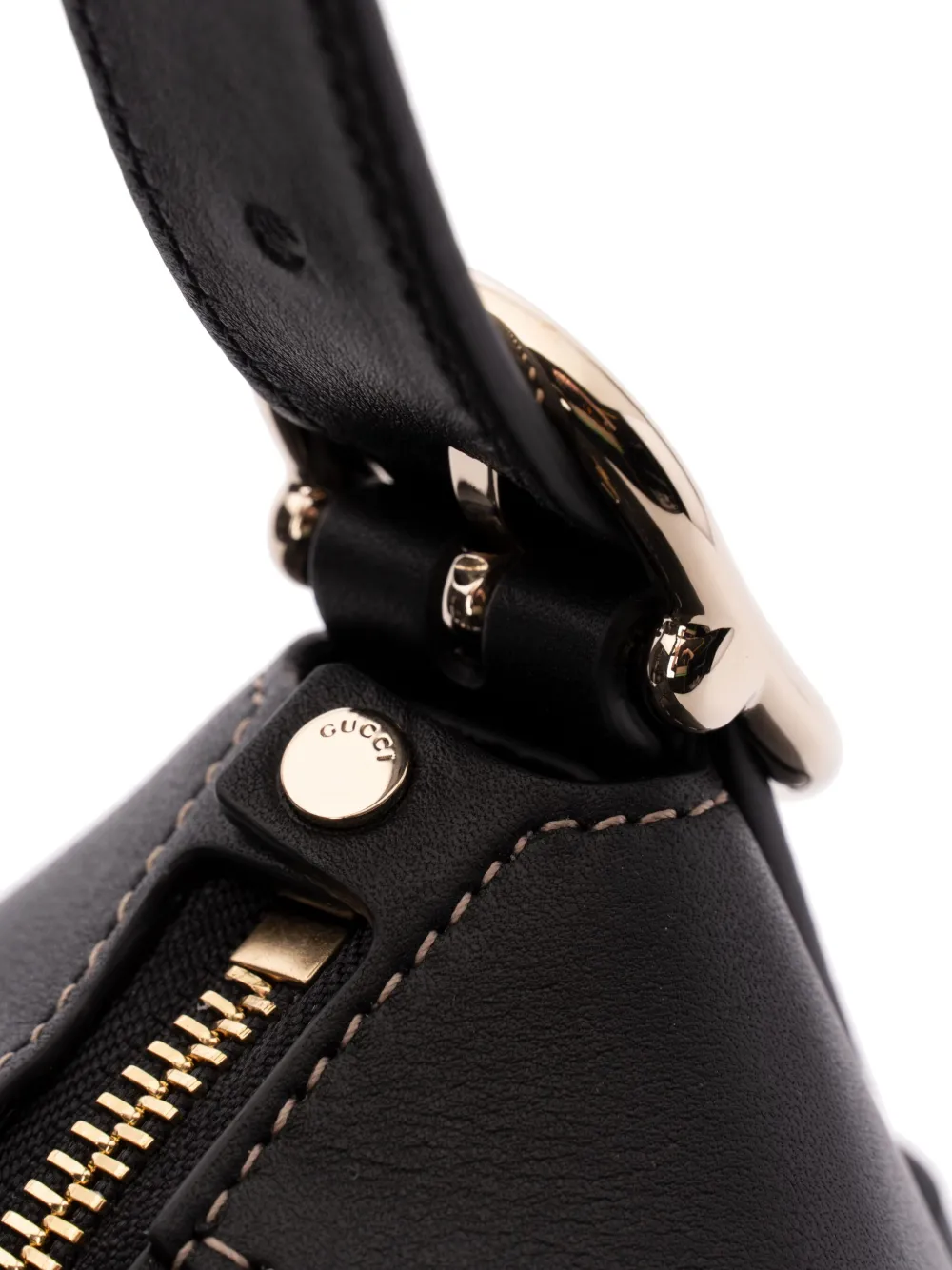 Gucci Grote schoudertas met GG-logo Zwart