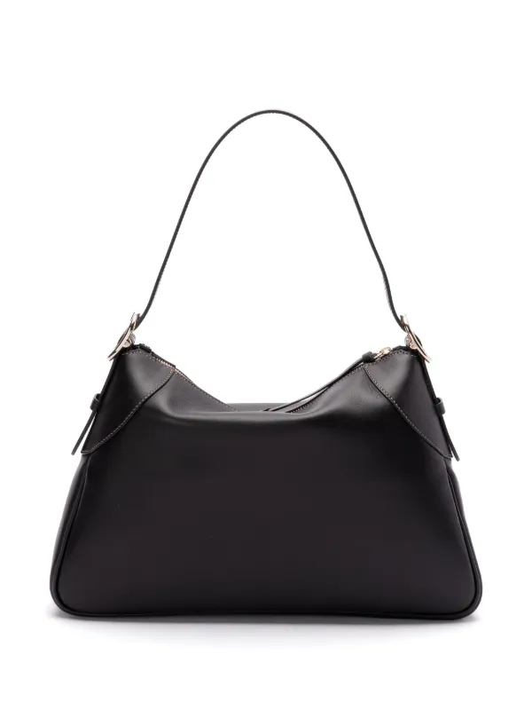 ショルダーバッグ・ポシェット GUCCI GG EMBLEM LARGE BLACK SHOULDER BAG GG Emblem large shoulder bag in black leather | GUCCI® US
