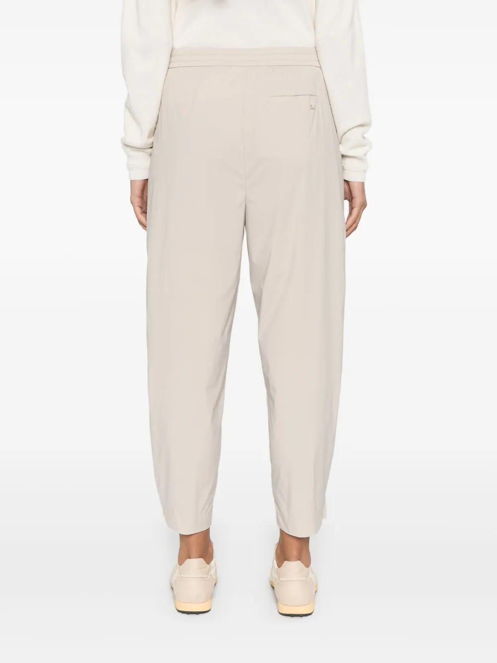 Herno Broek met toelopende pijpen Beige
