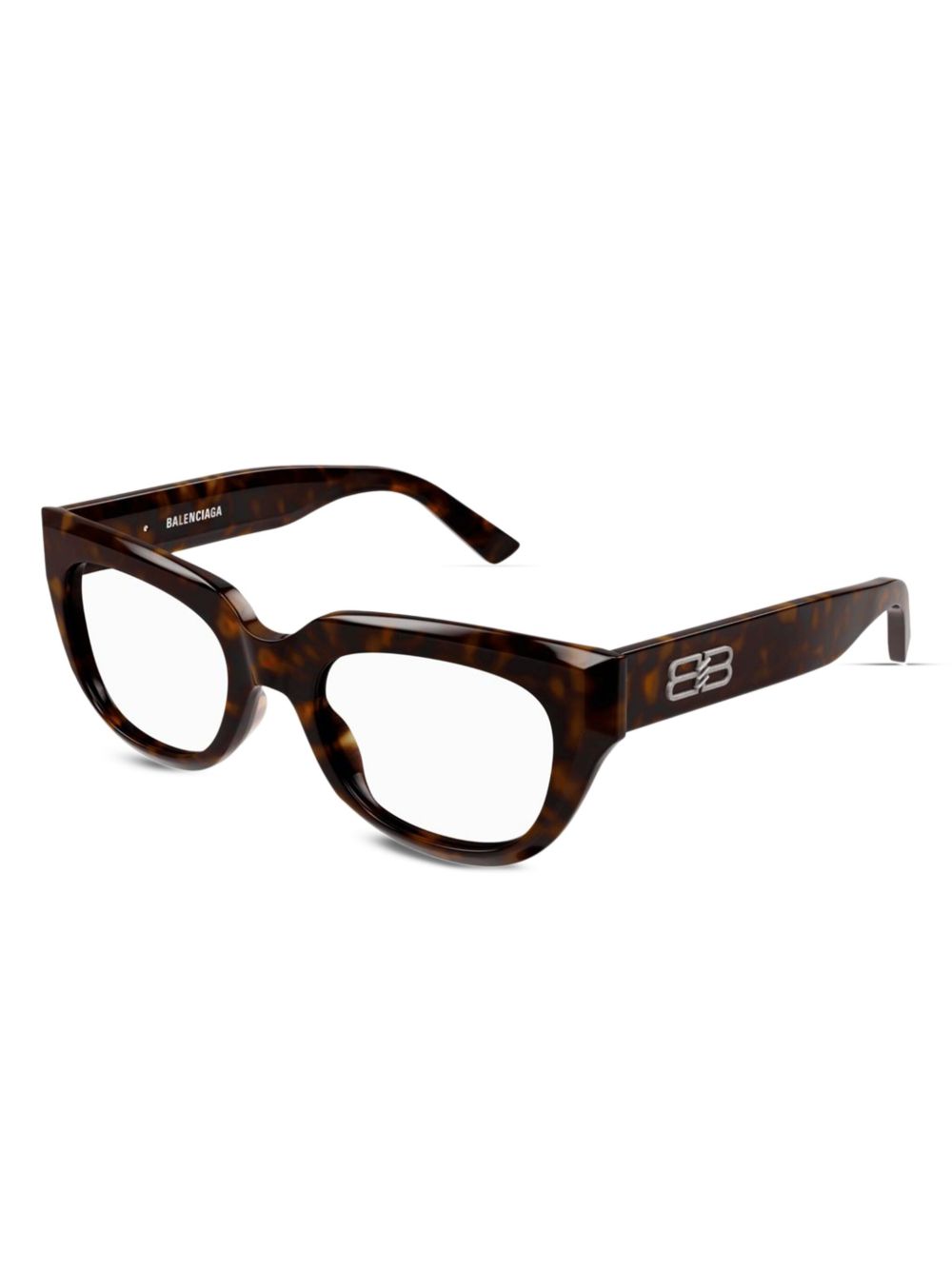 Balenciaga Eyewear Bril met rond montuur - Bruin