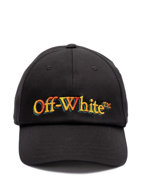 Off-White キャップ Off-White ロゴ キャップ | ブラック | FARFETCH JP