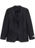Canali check-pattern blazer - Blue
