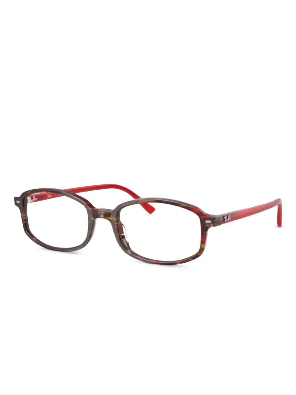 Ray-Ban rectangle-frame glasses | Red | Image 1