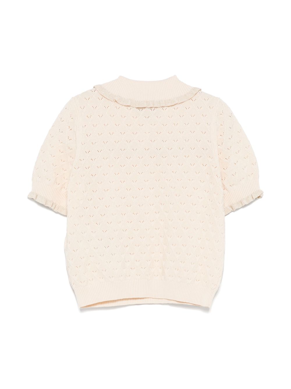 Emporio Armani Kids Gebreide top - Beige