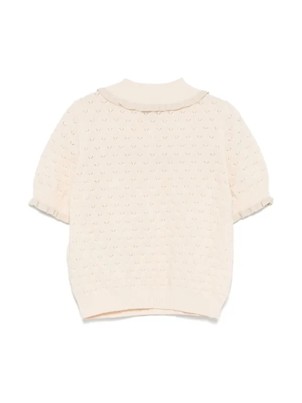 EMPORIO ARMANI 子供 Emporio Armani Kids ニットトップ | ニュートラル | FARFETCH JP